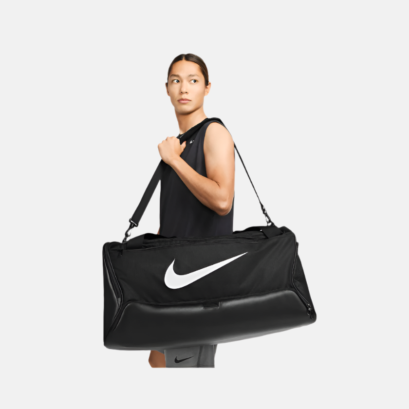 Nike Brasilia 9.5 Training Duffel Bag 95L -Black/Black/White