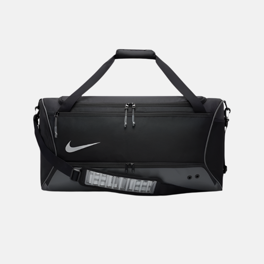 Nike Hoops Elite Duffel Bag 57L -Black/Iron Grey/Metallic Silver