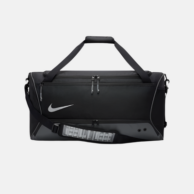 Nike Hoops Elite Duffel Bag 57L -Black/Iron Grey/Metallic Silver