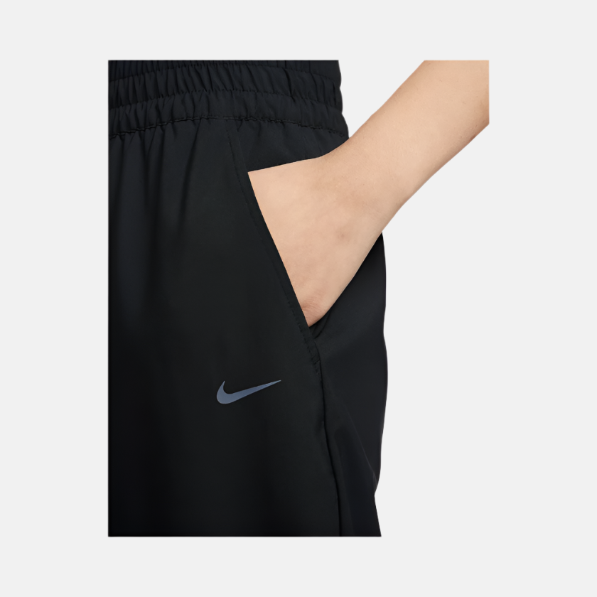 Nike One Dri-FIT High-Waisted 7/8 Women's Joggers -Black/Black