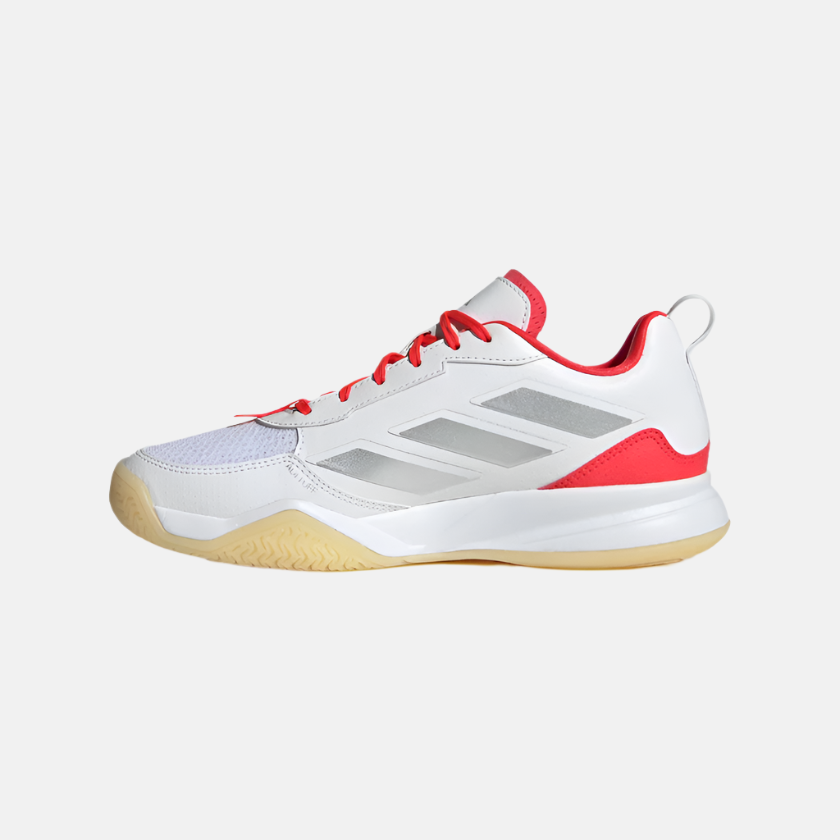 Adidas Avaflash Low Women's Tennis Shoes -Cloud White/Silver Metallic/Lucid Red