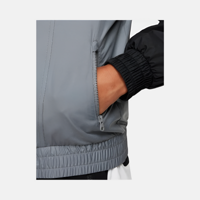Nike Sportswear Windrunner Older Kid's Hooded Repel Jacket -White/Smoke Grey/Black/Black