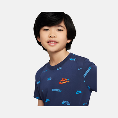 Nike Sportswear Older Kid's T-Shirt - Midnight Navy