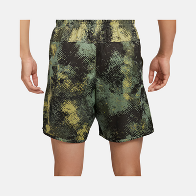 Nike Totality Camo 18cm (approx.) Dri-FIT Unlined Fitness Men's Shorts -Oil Green/Black/Medium Olive/Black