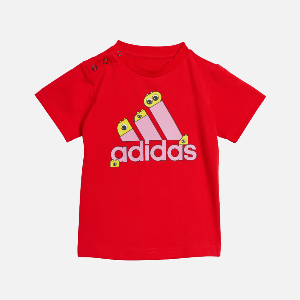 Adidas X Classic Lego Graphic Kids Unisex T-shirt (6-4 Years) -Red