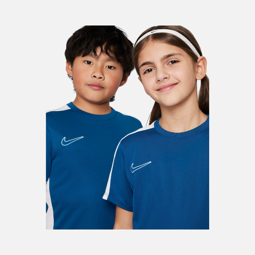 Nike Dri-FIT Academy23 Kids' Football Top -Court Blue/White/Aquarius Blue