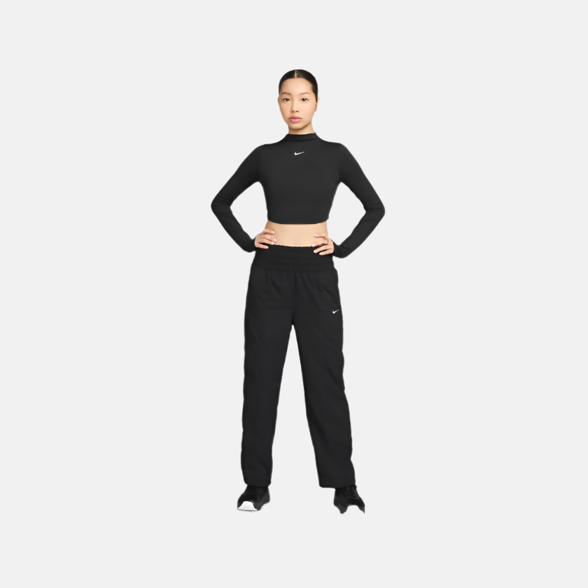 Nike Dri-FIT One Ultra High-Waisted Women's Pant -Black/White