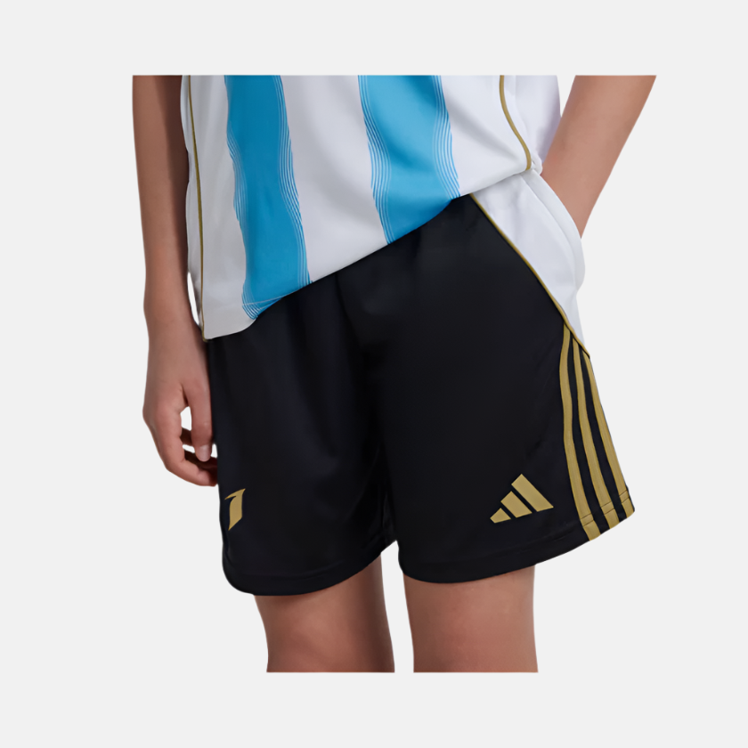 Adidas Messi Kids Unisex Training Shorts (5-16Year) -Black