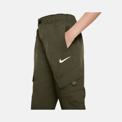 Nike Outdoor Play Big Kid's Woven Cargo Pants -Cargo Khaki