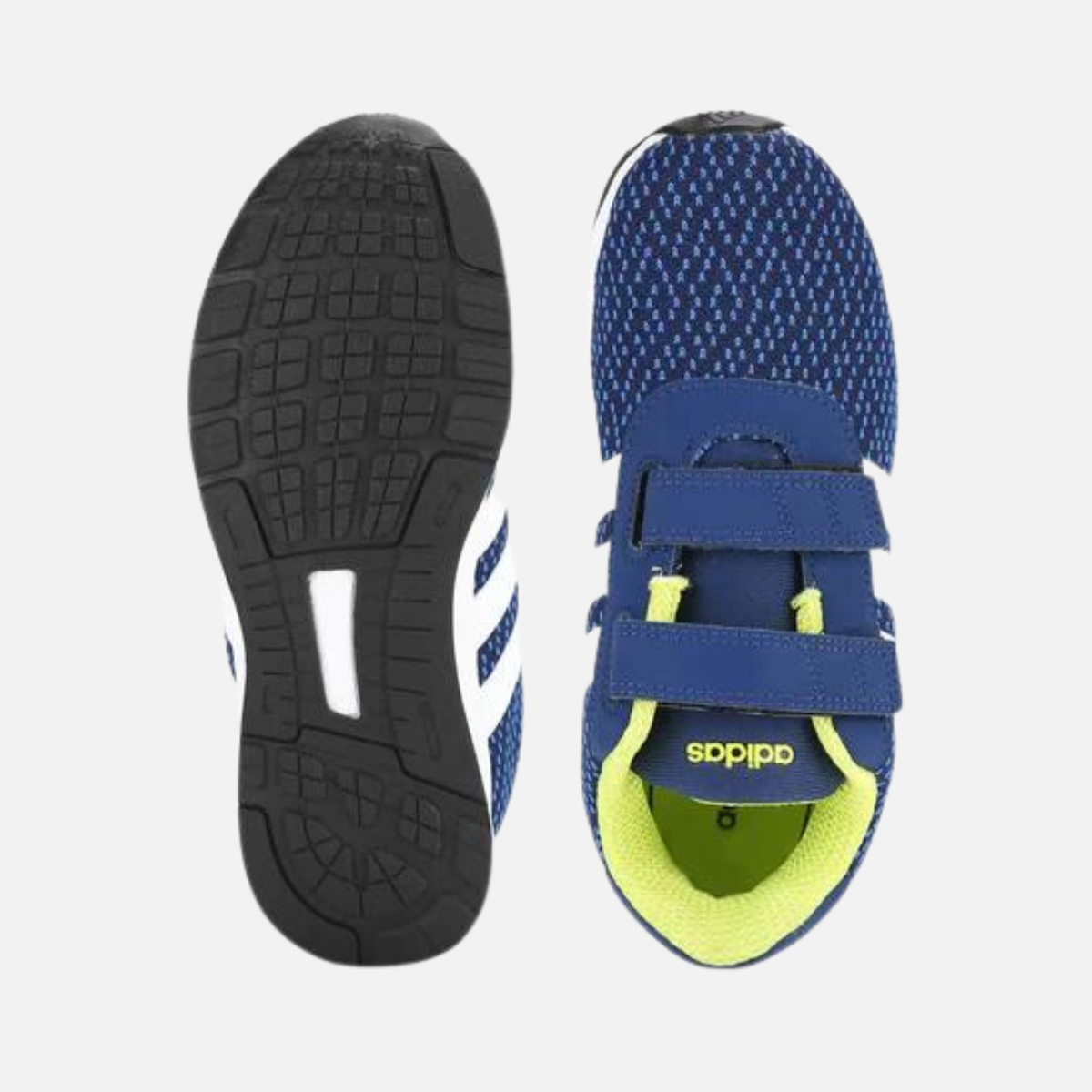 ADIDAS  Velcro Kids Running Shoes (7-12 Year)-Blue