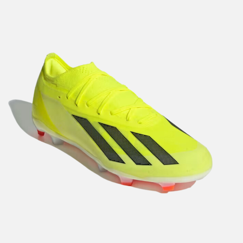 Adidas X Crazyfast Pro Firm Unisex Football Ground Shoes -Team Solar Yellow 2/Core Black/Cloud White