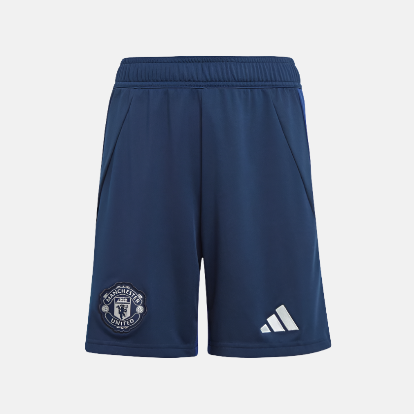 Adidas Manchester United 24/25 Away Kids Shorts (7-16Years)-Night Indigo