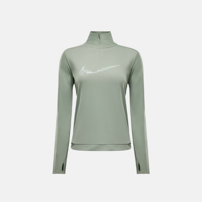 Nike Swoosh Dri-FIT 1/4-Zip Women's Running Mid Layer -Jade Horizon/Royal Pulse