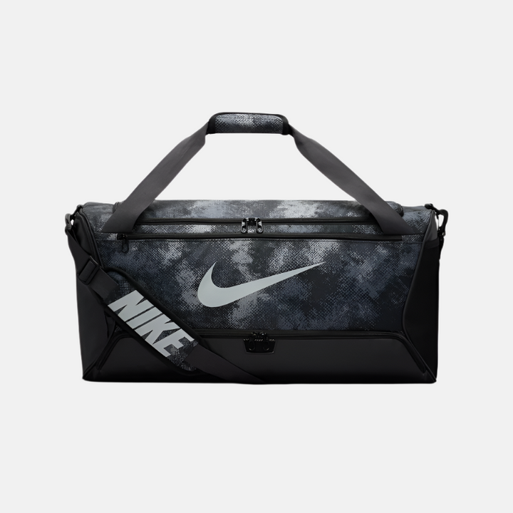 Nike Brasilia Duffel Bag Medium 60L Iron Grey Black Light Smoke Grey Gambol