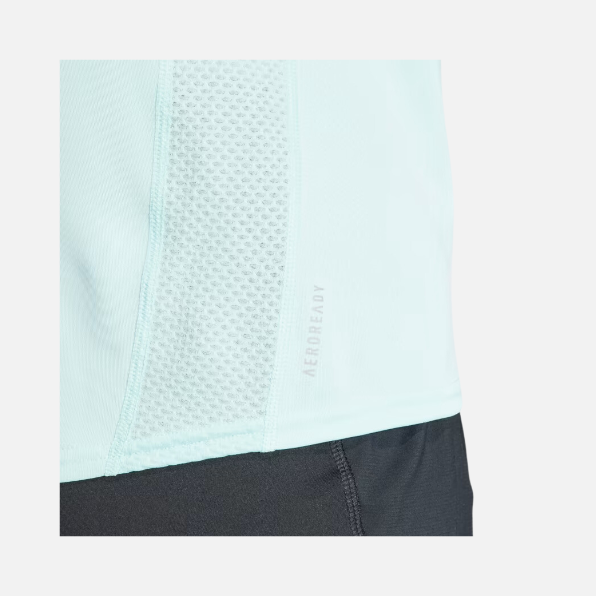 Adidas Own The Run Women's Running T-shirt -Semi Flash Aqua