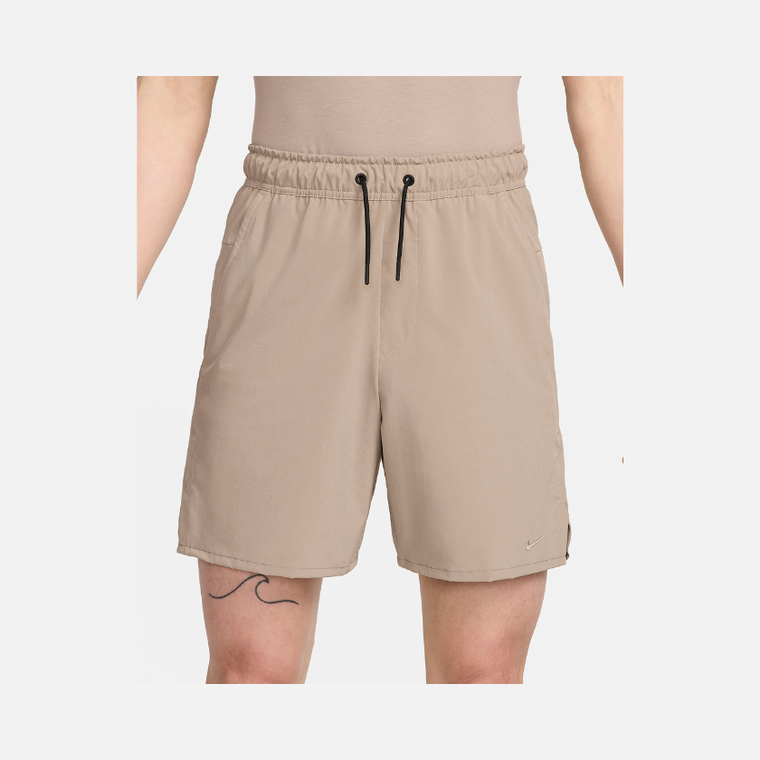 Nike Dri-FIT Unlimited Men's 18cm (approx.) 2-in-1 Versatile Shorts -Khaki/Black/Khaki