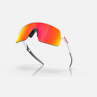 Oakley Sutro Lite Sunglasses Prizm Ruby Lenses Matte White Frame