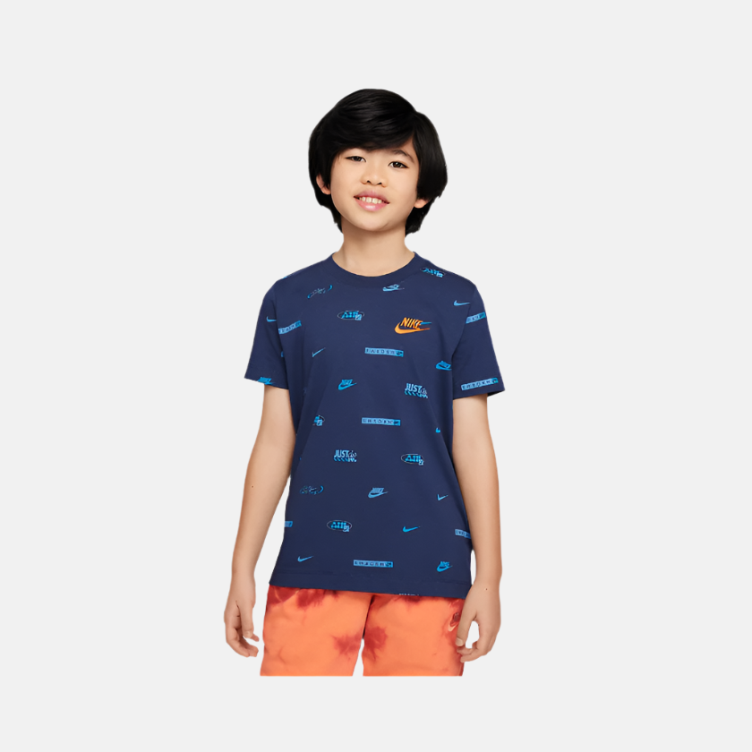 Nike Sportswear Older Kid's T-Shirt - Midnight Navy