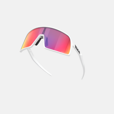 Oakley Sutro S Prizm Road Lenses Matte White Frame Sunglasses