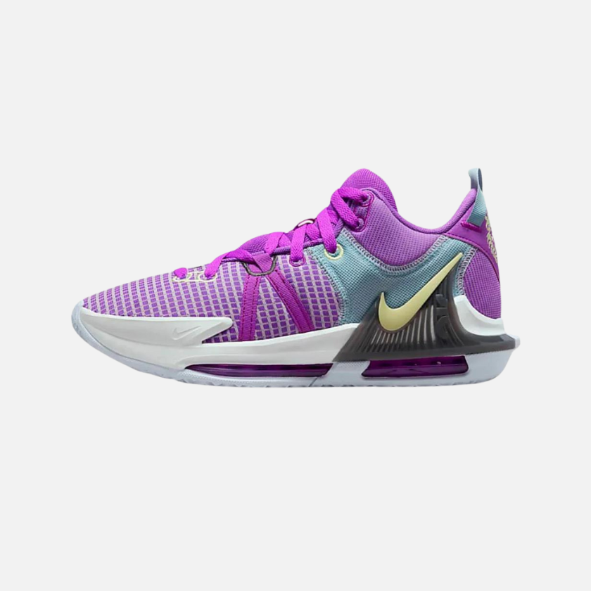 Nike LeBron Witness 7 EP Basketball Shoes -Fuchsia Dream/Sail/White/Citron Tint