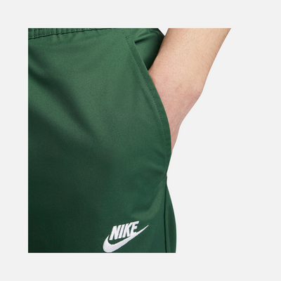 Nike Club Woven Tapered-Leg Men's Trousers -Fir/White