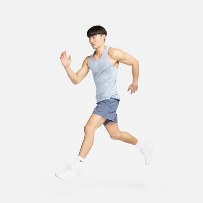 Nike Dri-FIT Form Men's 18cm (approx.) Unlined Versatile Shorts -Diffused Blue/Black