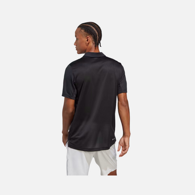 Adidas Club Men's Tennis Polo T-shirt -Black