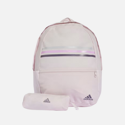 Adidas Classic Horizontal 3 Stripes Training Backpack -Almost Pink/Shadow Violet