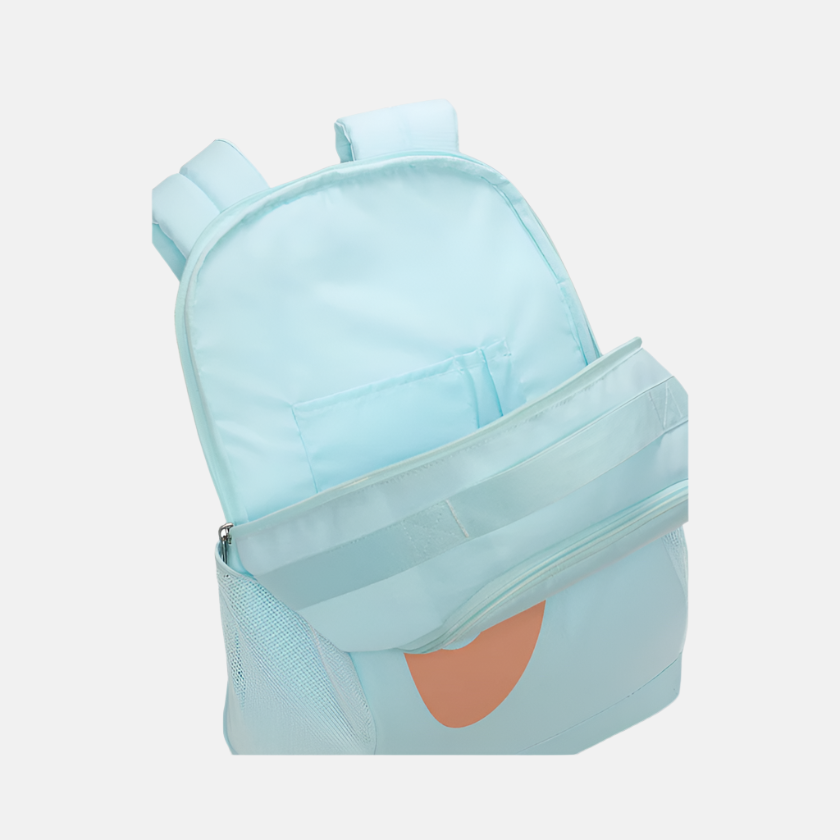 Nike Brasilia Kids Backpack (18L) -Glacier Blue/Glacier Blue/Apricot Agate