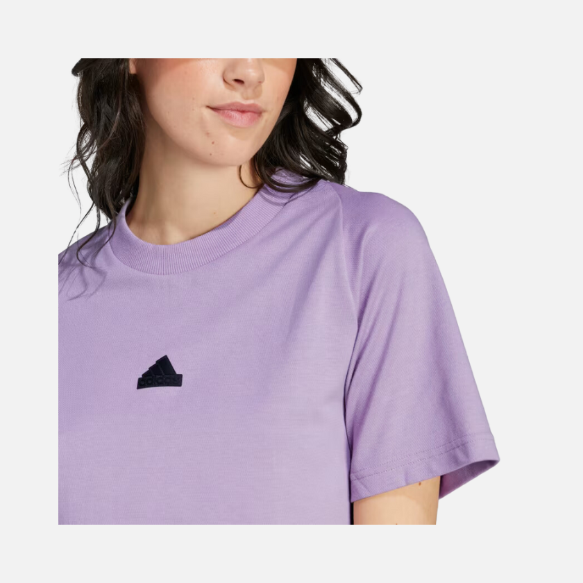 Adidas Z.N.E Women's Lifestyle T-shirt -Preloved Fig