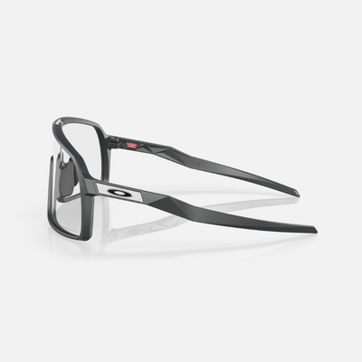 Oakley Sutro Matte Clear Black Iridium Photochromic Sunglasses Matte Carbon Frame