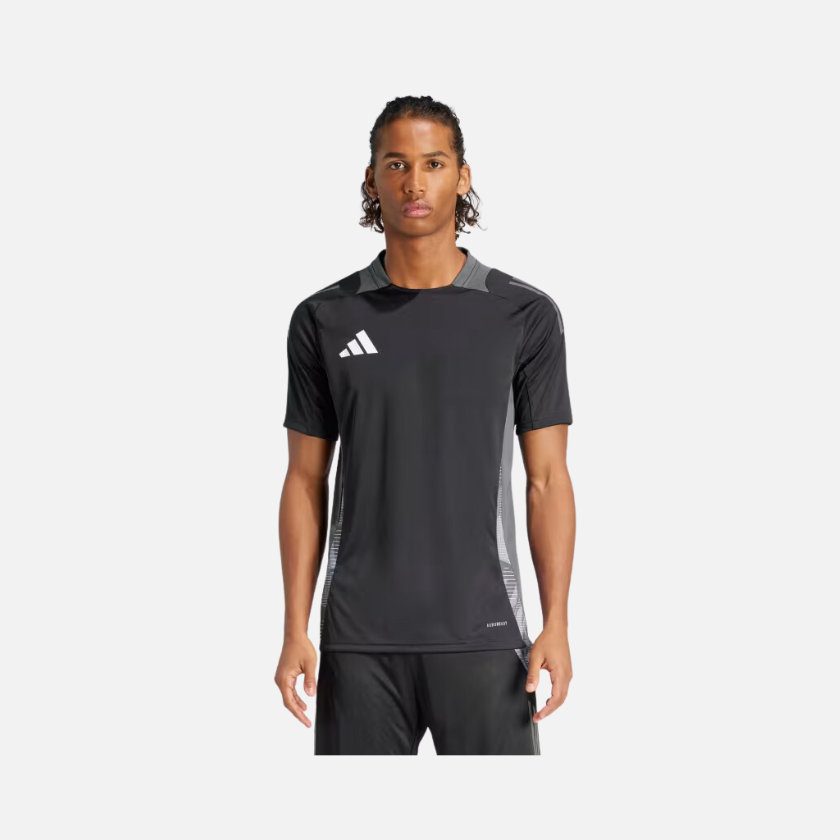 Adidas Tiro 24 Competition Men's Football Training Jersey -Black/Team Dark Grey