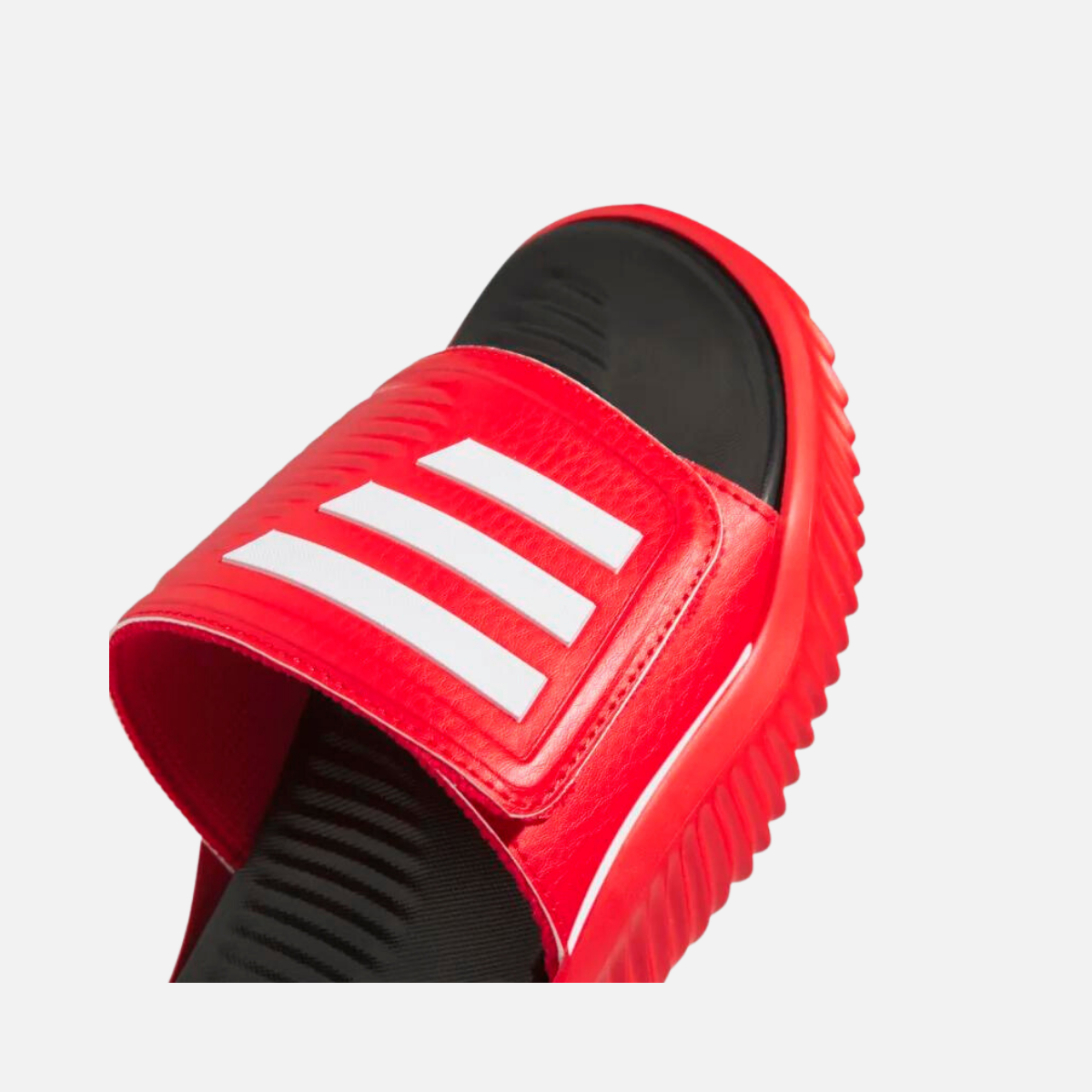 Adidas Alpha Bounce Sportswear Unisex Slide -Vivid Red/Cloud White/Core Black