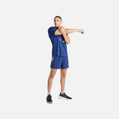 Adidas Own The Run Men's Running Shorts -Dark Blue