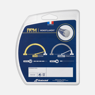 BABOLAT RPM ROUGH 12 M YELLOW  RACQUET STRING
