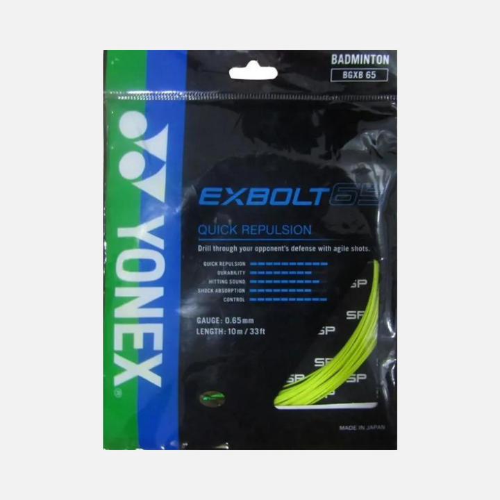 Yonex Ex Bolt 65 Badminton String – Gambol