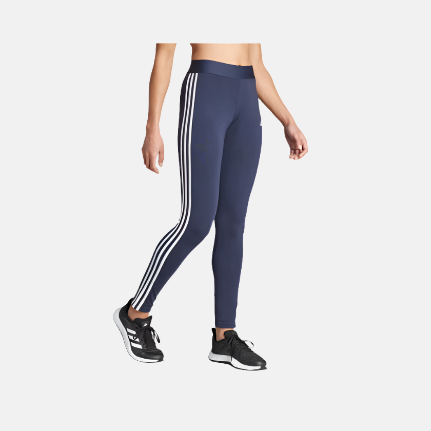 Adidas Stripes Women's sports Leggings -Legend Ink/White – Gambol
