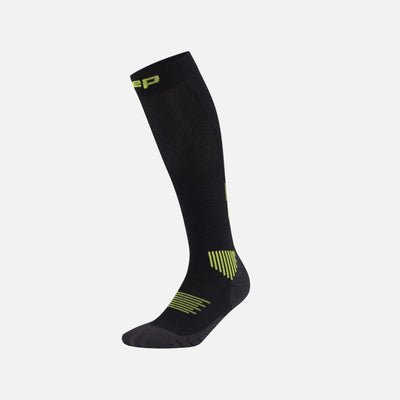 Cep Core Run Socks Tall Men - black/lime
