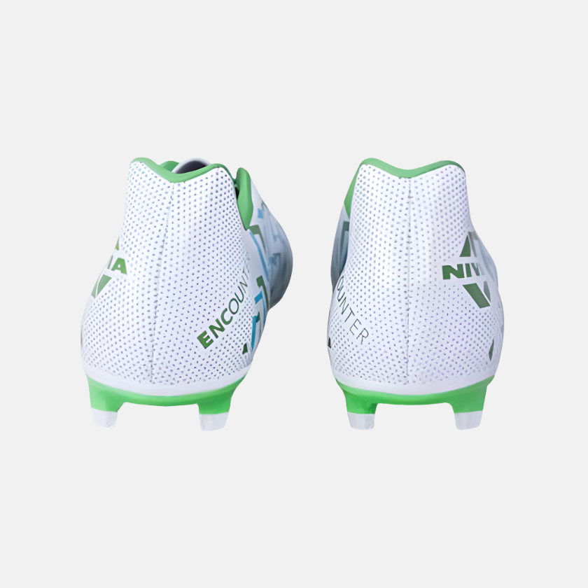 Nivia Encounter 10.0 Kids Football Studs -White