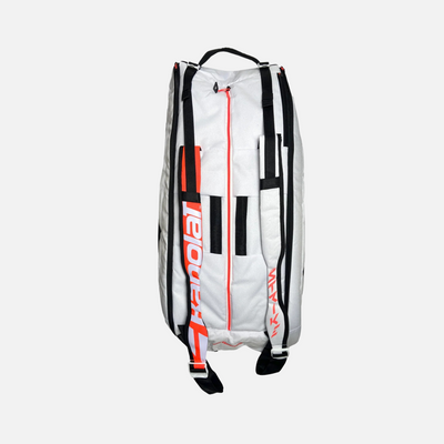 BABOLAT RHX12 PURE STRIKE  WHITE/BLACK/RED TENNIS KIT BAG