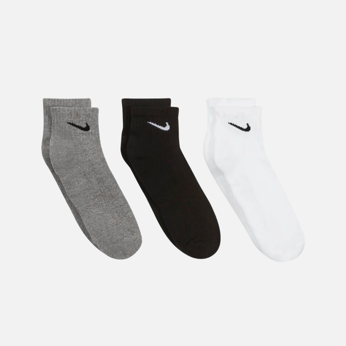 Nike Everyday Cushioned Training Ankle Socks (3 Pairs) -Multi-Colour