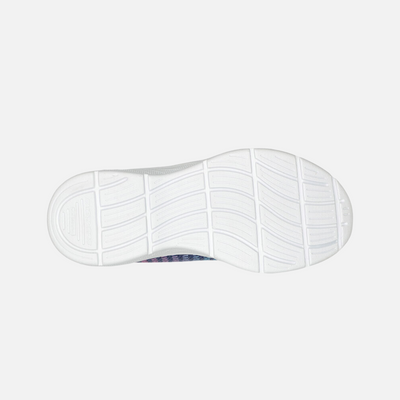 Skechers Microspec Plus - Disco Dreaming Girls Shoes -Navy/Multi