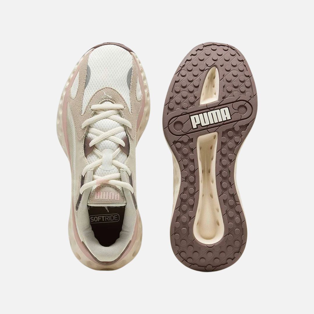 PUMA SOFTRIDE FREQUENCE WNS BEIGE WOMEN'S RUNNING SHOES