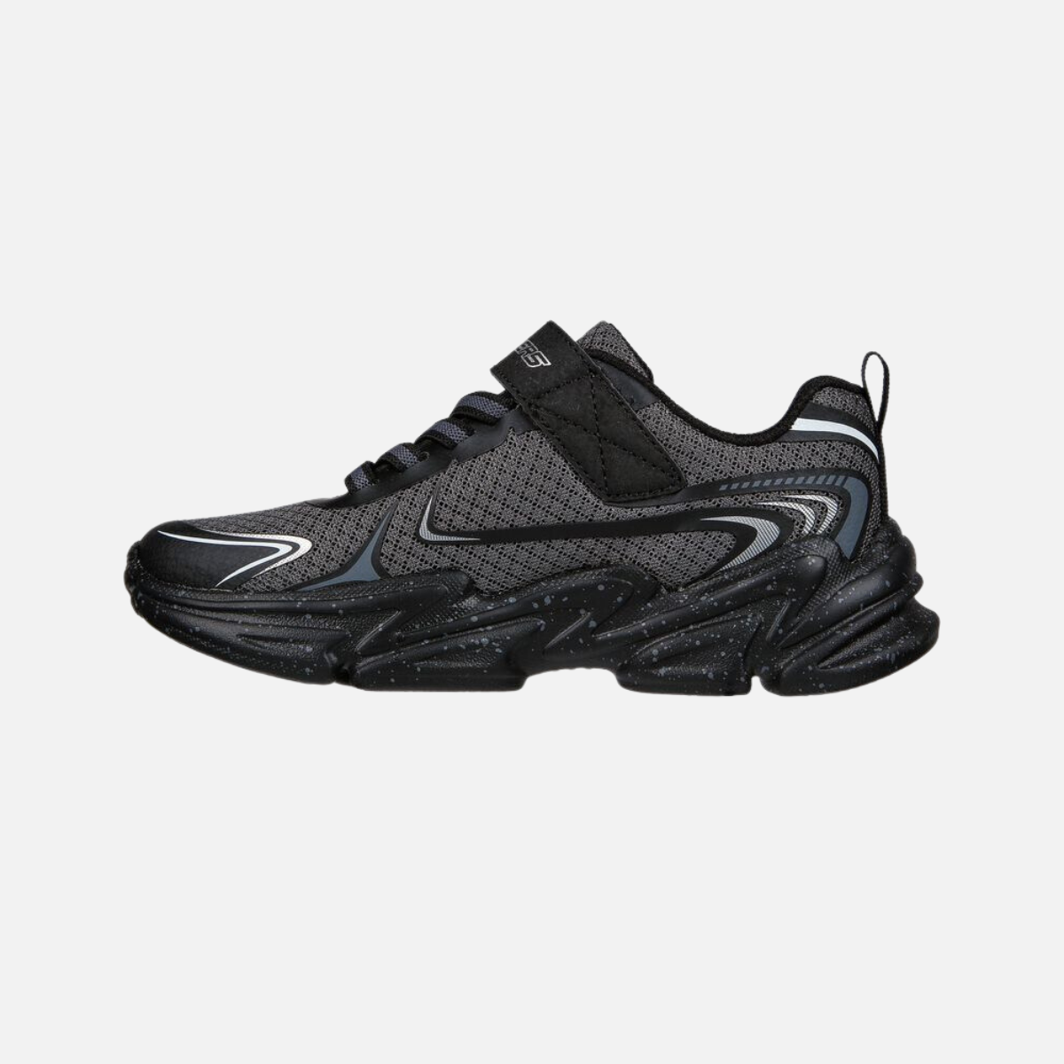 Skechers Wavetronic-Ravlor Kids Shoes (4-12 Year) -Charcoal/Black