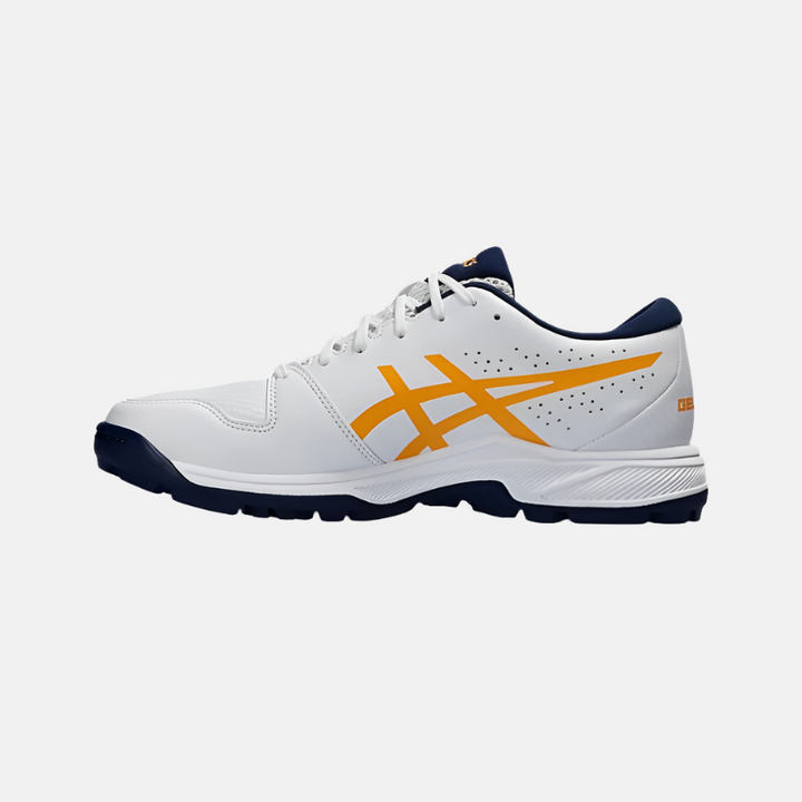 Asics GEL-PEAKE 2 Unisex Cricket Shoes -White/Stadium Orange – Gambol