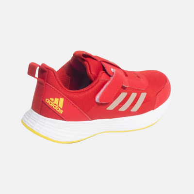 Adidas Volantrun 2.0 Kids Unisex shoes (8-15 Years) - Better Scarlet/Wonder Gold Met./Impact Yellow