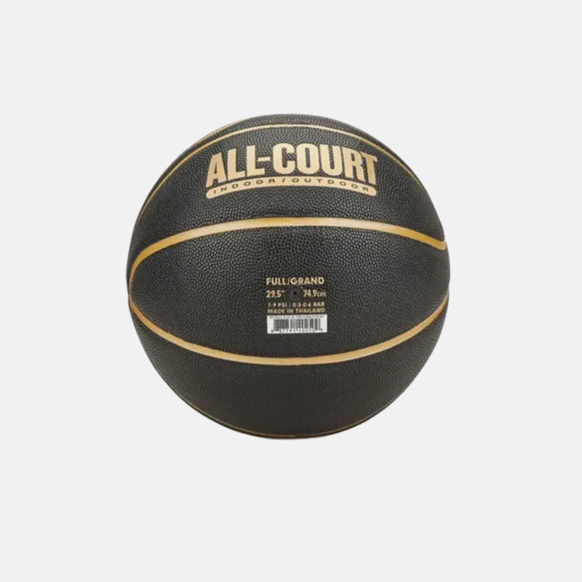 Nike Everyday All Court Basketball – Black & Gold (Size 7)