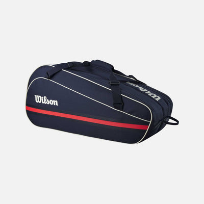 Wilson TEAM 6PK Racket Bag (6 rackets), Green,