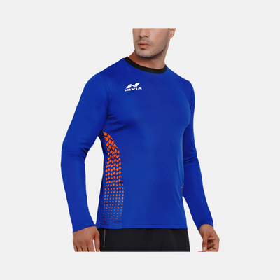 Nivia Ultra Men's Goalkeeper Jersey -Royal Blue/Orange