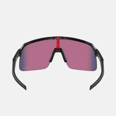 Oakley Sutro Lite Matte Black and Red/Prizm Road Lenses